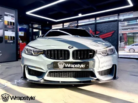 BMW M4 나르도 그레이 전체랩핑, 골드에서 그레이로!! / 김포시 마산동