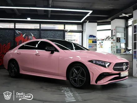 벤츠 CLS300d 고광택 랩핑 이노즈텍 체리블라썸 / 김포시 마산동