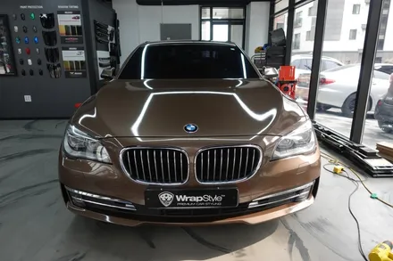 [랩스타일 코리아] 자동차 랩핑으로 내차의 느낌 바꾸기 - BMW 7 series 색상변경 전체랩핑 (에이버리 글로스 메탈릭 브라운) / 김포시 마산동