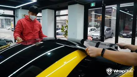 [랩스타일 코리아] FERRARI 페라리 캘리포니아 T 루프스킨 / 부분랩핑(3M 2080 BLACK) / 김포시 마산동