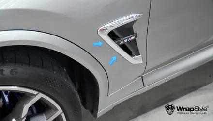 BMW X3 M 크롬딜리트 (크롬죽이기) 엣지있게! [랩스타일 코리아] / 김포시 마산동