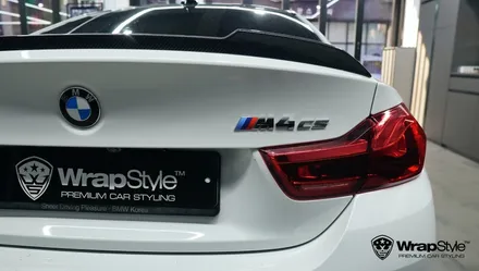 BMW M4 cs 이노즈텍 라구나 블루 전체랩핑 시공후기 / 김포시 마산동