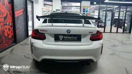 이노즈텍 초크 그레이, BMW M2 랩핑해주었어요 / 김포시 마산동
