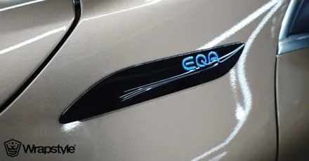 김포랩핑 벤츠 EQA 250amg 사틴 화이트 전체랩핑 / 김포시 마산동