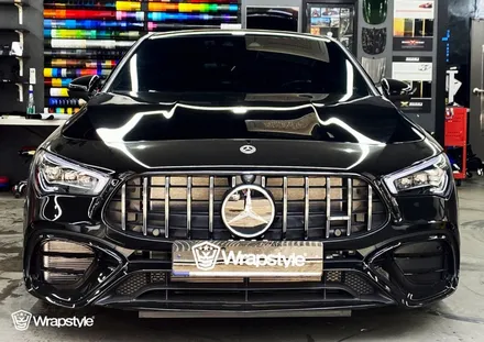 벤츠 CLA 45 amg s, 크림슨 레드 랩핑은 아이리스텍 입니다. / 김포시 마산동