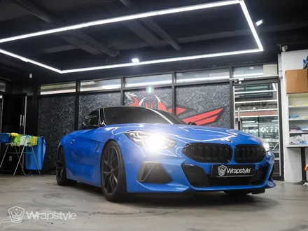 BMW Z4 블랙 무광 랩핑 시공기, 락키 사틴 블랙 필름으로 완벽한 유지관리 / 김포시 마산동