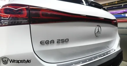 김포랩핑 벤츠 EQA 250amg 사틴 화이트 전체랩핑 / 김포시 마산동