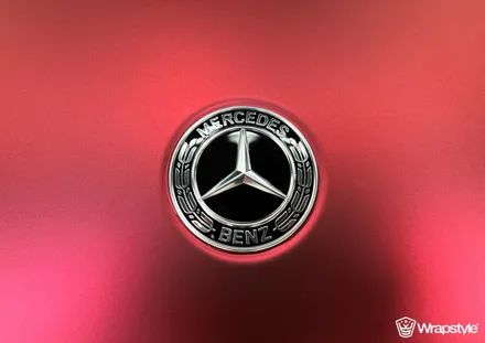 벤츠 CLA 45 amg s, 크림슨 레드 랩핑은 아이리스텍 입니다. / 김포시 마산동