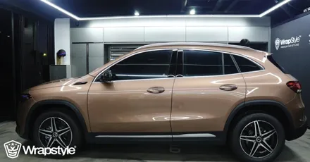 김포랩핑 벤츠 EQA 250amg 사틴 화이트 전체랩핑 / 김포시 마산동