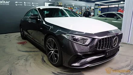 김포랩핑 벤츠 CLS53 amg 전체랩핑 이노즈텍 초크 그레이 / 김포시 마산동