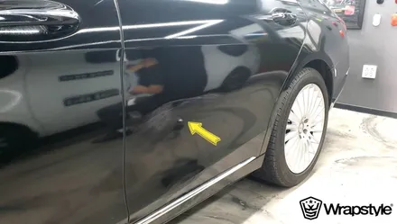 랩핑차량, 손상된 부분만 감쪽같이 부분랩핑하세요! [벤츠 S350] / 김포시 마산동
