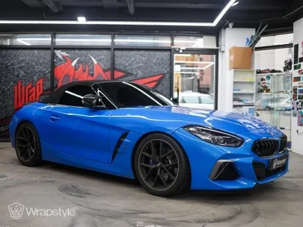 BMW Z4 블랙 무광 랩핑 시공기, 락키 사틴 블랙 필름으로 완벽한 유지관리 / 김포시 마산동