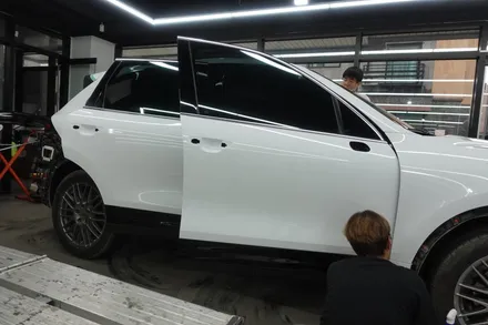 [랩스타일코리아] 자동차 보험수리 랩핑 협력점 - 포르쉐 카이엔 전체랩핑 / 김포시 마산동