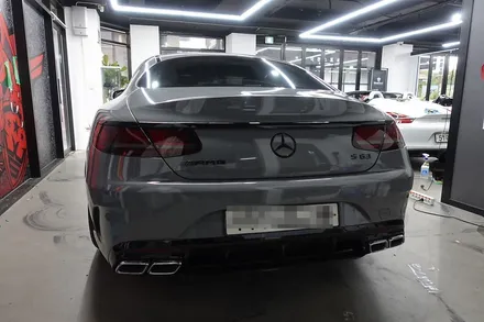 [랩스타일코리아] 벤츠 S63 AMG 쿠페 전체랩핑 -  에이버리데니슨 락 그레이 (Avery Rock Grey) / 김포시 마산동