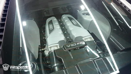 아우디 R8 쿠페 이노즈텍 메탈릭 실버 전체랩핑 시공 후기 / 김포시 마산동