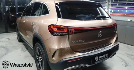 김포랩핑 벤츠 EQA 250amg 사틴 화이트 전체랩핑 / 김포시 마산동