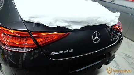 김포랩핑 벤츠 CLS53 amg 전체랩핑 이노즈텍 초크 그레이 / 김포시 마산동