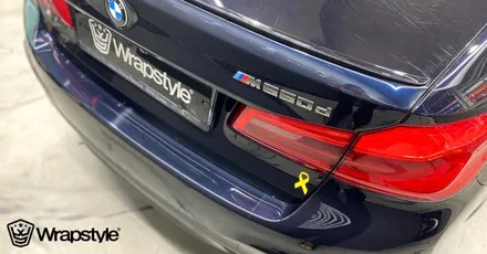 BMW 랩핑 M550d 이노즈텍랩핑 건메탈 실버 드레스업 / 김포시 마산동