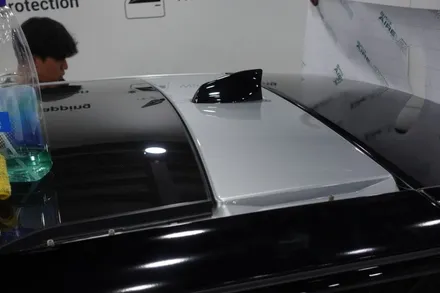 [랩스타일 코리아] 다양한 바디 컬러의 블랙팩, 디스커버리스포츠 인더스 실버 (Indus silver) 블랙팩 & 헤드라이트 보호필름 (PPF) 추가 시공 / 김포시 마산동