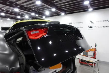 [랩스타일 코리아] 재규어 전문 랩핑센터, 재규어 F-PACE - 사틴블랙 전체 랩핑 / 김포시 마산동