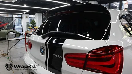 [랩스타일 코리아]  BMW 간단한 블랙 데칼로 멋을 내다. BMW 180d / 김포시 마산동