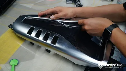 자동차실내랩핑 이렇게! 벤츠 gt43amg 실내카본랩핑 [랩스타일 코리아] / 김포시 마산동