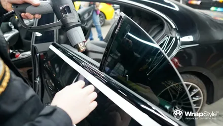 벤츠 크롬 죽이기 CLS 450 크롬랩핑 해주었습니다 / 김포시 마산동