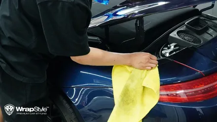 포르쉐 전체랩핑 911 카레라 gts, 사틴 화이트 [랩스타일 코리아] / 김포시 마산동