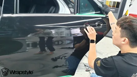 랩핑차량, 손상된 부분만 감쪽같이 부분랩핑하세요! [벤츠 S350] / 김포시 마산동