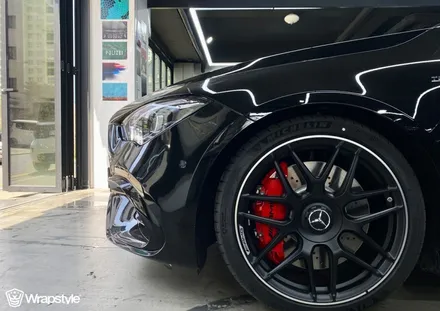 벤츠 CLA 45 amg s, 크림슨 레드 랩핑은 아이리스텍 입니다. / 김포시 마산동