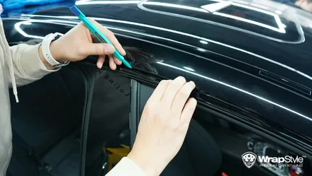 벤츠 크롬 죽이기 CLS 450 크롬랩핑 해주었습니다 / 김포시 마산동