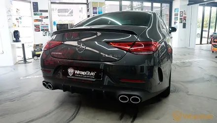 김포랩핑 벤츠 CLS53 amg 전체랩핑 이노즈텍 초크 그레이 / 김포시 마산동