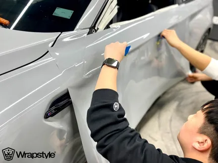 BMW M2 이노즈텍 랩핑, 사고로 부분만 다시 시공했어요 / 김포시 마산동