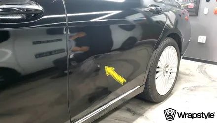 랩핑차량, 손상된 부분만 감쪽같이 부분랩핑하세요! [벤츠 S350] / 김포시 마산동
