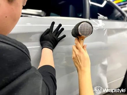 BMW M2 이노즈텍 랩핑, 사고로 부분만 다시 시공했어요 / 김포시 마산동