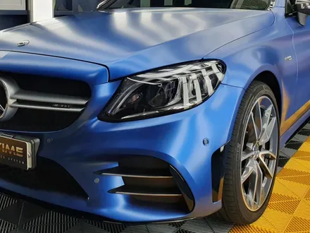 부산자동차랩핑 벤츠 c43 amg 카브리올레 전체랩핑 / 부산 강서구 범방동