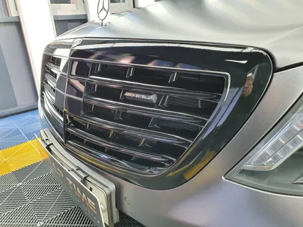 부산자동차랩핑 벤츠 S63 amg 전체랩핑 사고수리랩핑 / 부산 강서구 범방동
