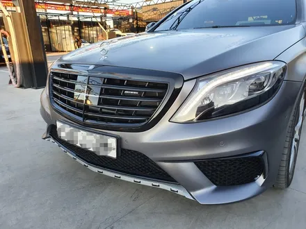 부산자동차랩핑 벤츠 S63 amg 전체랩핑 사고수리랩핑 / 부산 강서구 범방동
