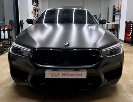 [WRapTist] 김포랩핑,일산랩핑,파주랩핑,강화도랩핑 랩티스트!!! BMW 520i (G30) 전체랩핑 / AVERY 사틴 다크 바살트 / 김포시 양촌읍