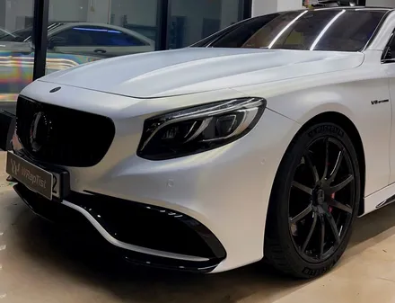 [WRapTist] 김포랩핑,일산랩핑,파주랩핑,강화도랩핑 랩티스트!!! 벤츠 S63 AMG 쿠페 전체랩핑 / Tinybot 매트 갤럭시 더스트 골드 투 화이트 / 김포시 양촌읍