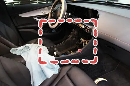벤츠 실내 카본 랩핑 어떤느낌일까요? / 수원시 영통구 원천동