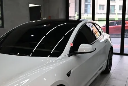 테슬라 모델3 투톤 랩핑 후기 / 수원시 영통구 원천동
