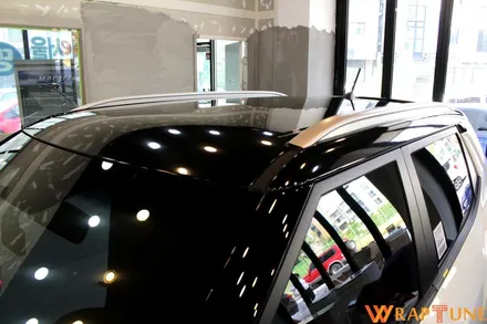 수원랩핑 전문점 티볼리 루프스킨 시공기! / 수원시 영통구 원천동