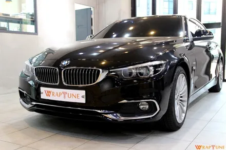 bmw 420i 그릴 랩핑 시공 / 수원시 영통구 원천동