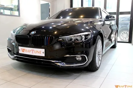 bmw 420i 그릴 랩핑 시공 / 수원시 영통구 원천동