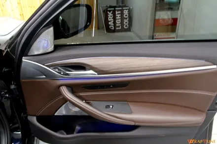 bmw 5시리즈 실내카본랩핑 / 수원시 영통구 원천동