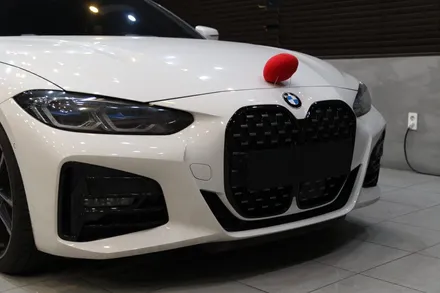 bmw 4시리즈 그릴 랩핑 크롬죽이기! / 수원시 영통구 원천동