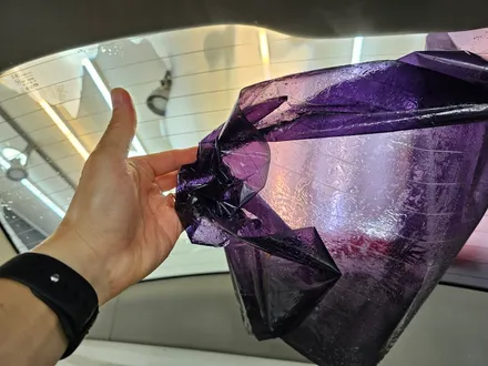 보라색 변색 탈색 틴팅 필름지는 교체 해주세요! 진주 썬팅 / 진주, 창원, 순천