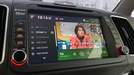 진주 내비게이션 매립 장착 아틀란 3D에 휴대폰 연동 양방향터치 미러링 까지 / 진주, 창원, 순천