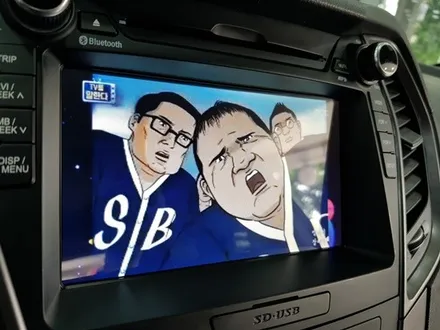 네비게이션 교체/장착_아이나비 M300_순정카메라 TFT [맥스크루즈] / 진주, 창원, 순천